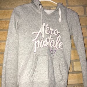 thick grey hoodie